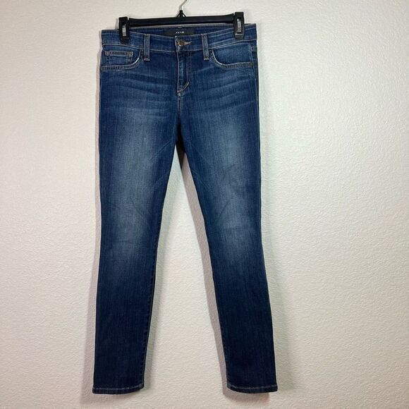 Joe's Womens Skinny Jeans Mid Rise Stretch Denim Sierra Medium Wash Blue Size 25 - Picture 1 of 8
